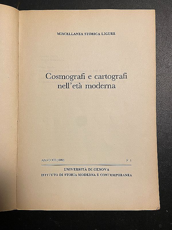 Cosmografi e cartografi nell’età moderna