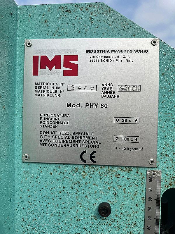 Tranciatrice Idraulica IMS usata